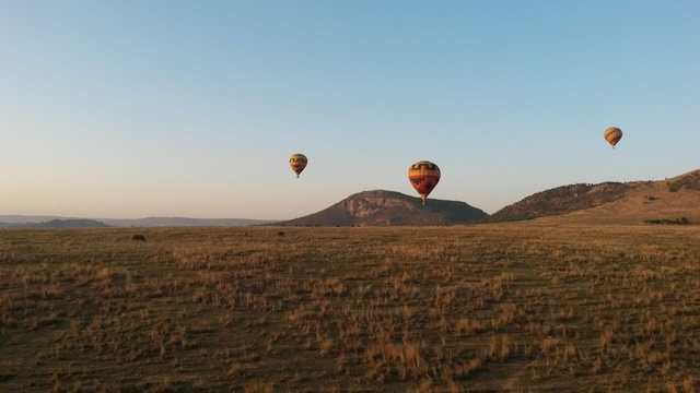 Passeio de balão na África do Sul