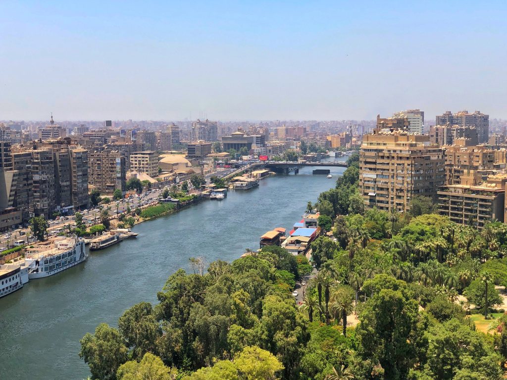 Bairro em Cairo Egito
