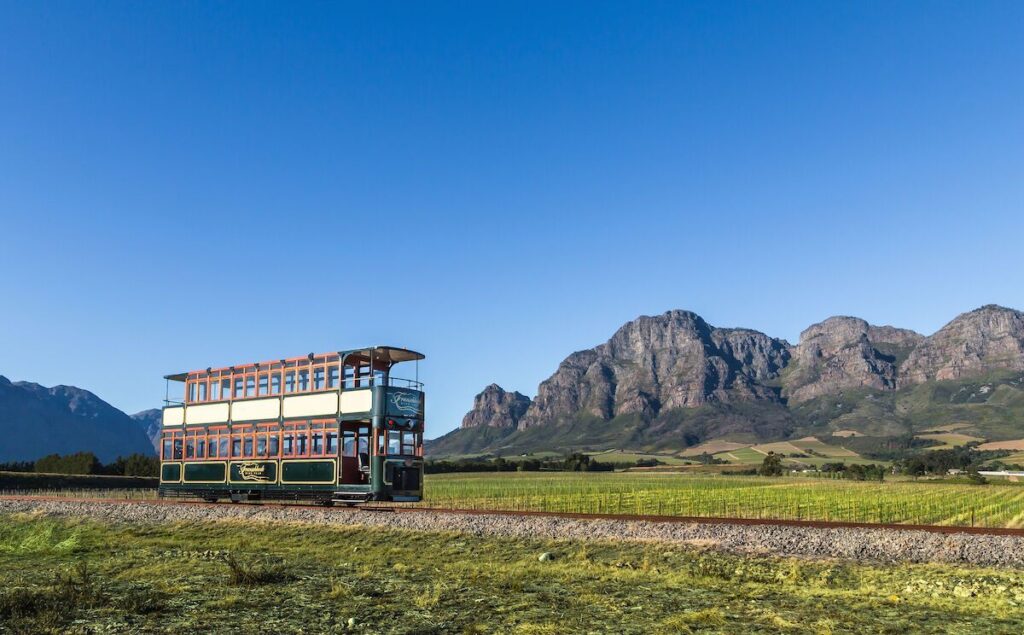 Wine Tram em Franschhoek